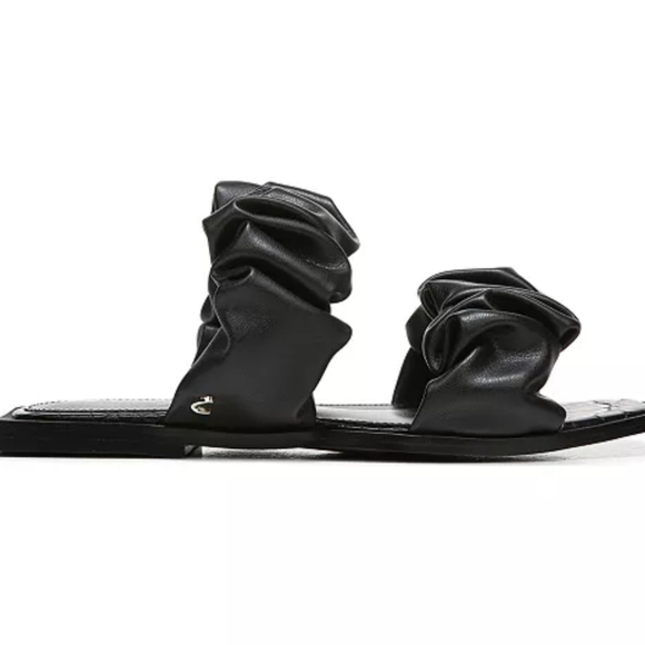 NEW! CIRCUS BY SAM EDELMAN Iggy Ruched Flat Slide Sandals 10. - Picture 2 of 8